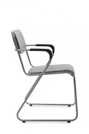 Кресло Nix Plus RCH OMKL-03 Серый/Металл окрашенный Хром_1