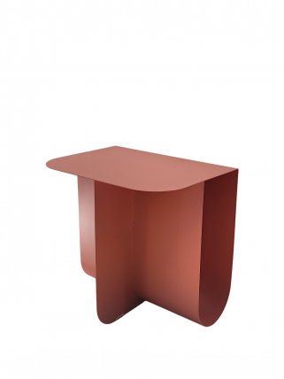 Журнальный столик Laure металл красный_1