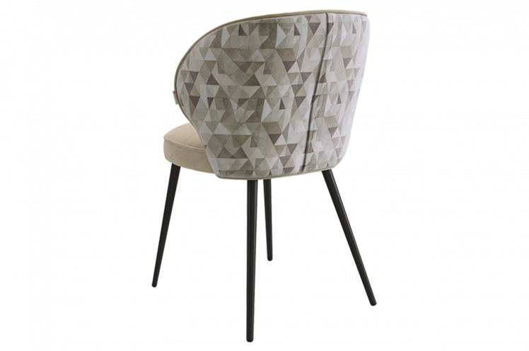 Стул Остин (пломбир (велюр)/черный)_1