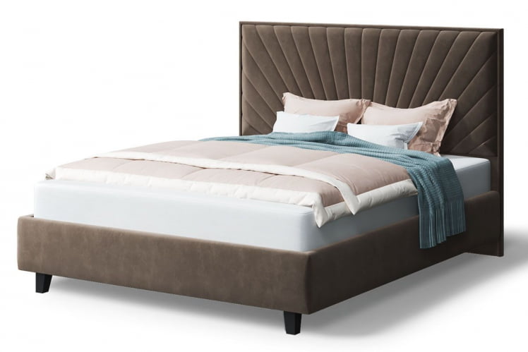 Кровать Леона, 2000x1600мм, коричневый_0
