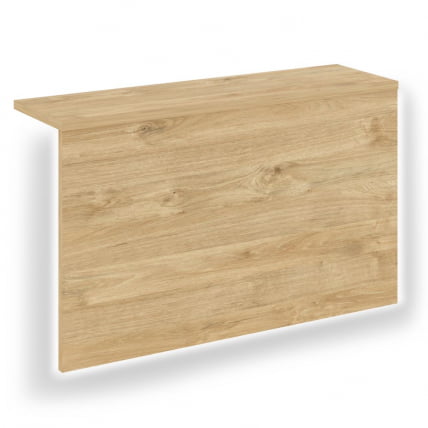 Накладка с подсветкой прямая высокая для О.R-F.MP.V-158 ONIX О.R-NP.V-158.1.S Тиквуд светлый_0