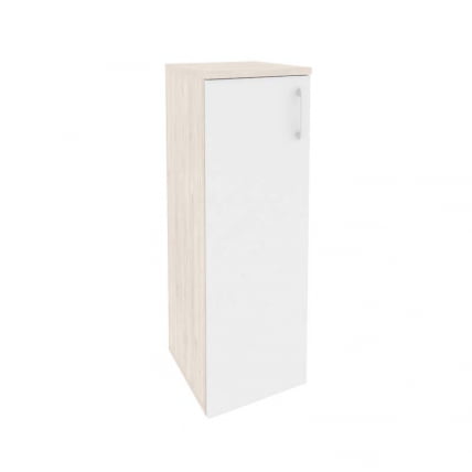 Шкаф средний узкий левый ONIX O.SU-2.3(L) Денвер Светлый/Белый_0