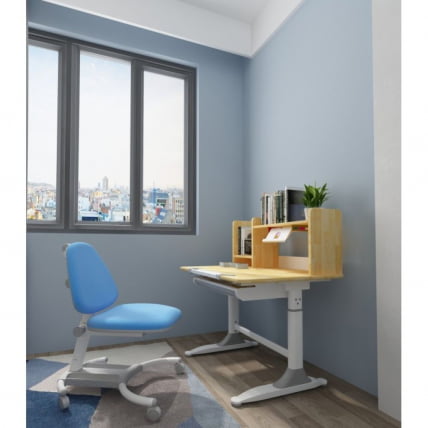 Стол письменный детский с регулировкой высоты и полками EUREKA ECD-XYL-80_16