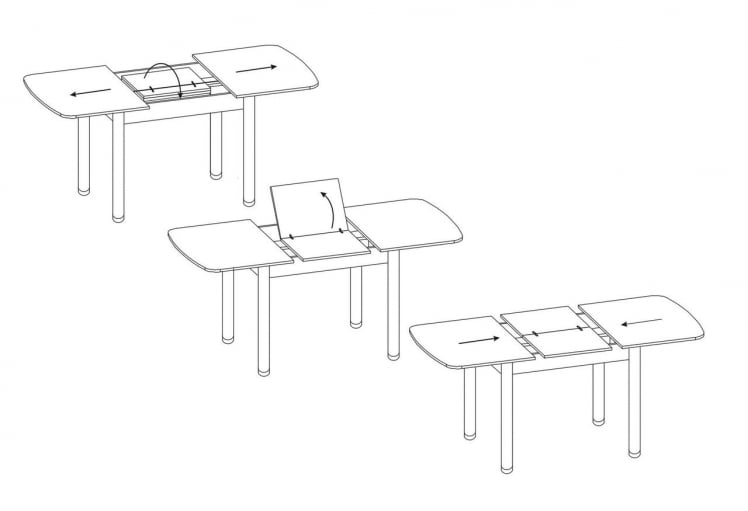 Кухонный стол СО-3м (Венге)_2