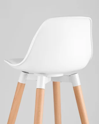 Полубарный стул Мартин экокожа Белый_6