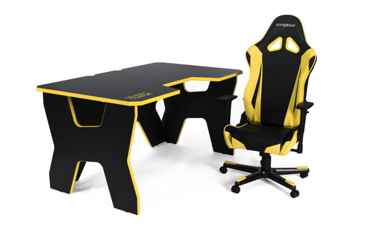 Стол геймерский Generic Comfort Gamer2/DS/NY Желтый Черный_8
