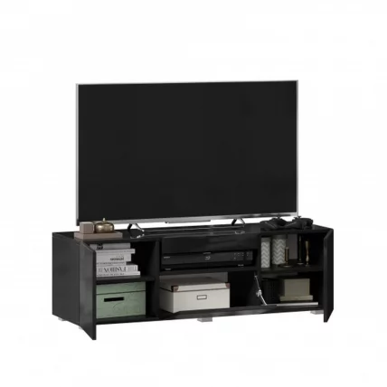 Тумба под ТВ 1200 Бруклин ЛД 685.040.000 Черный глянец_3