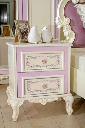 Тумба прикроватная Маркиза ЛД 517.015.000 Алебастр_4