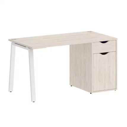 Стол письменный HOME OFFICE VR.SP-3-138.1.A Денвер Светлый/Белый металл_0