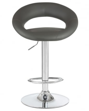Стул барный DOBRIN MIRA (серый) 2 шт_6