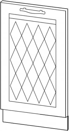 Панель для посудомоечной машины Тиффани 19.70_2
