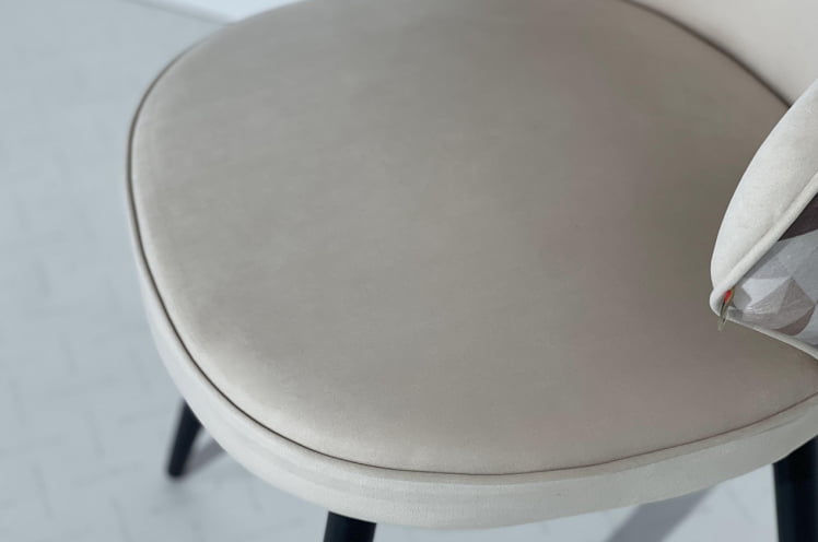 Стул Остин (пломбир (велюр)/белый)_3