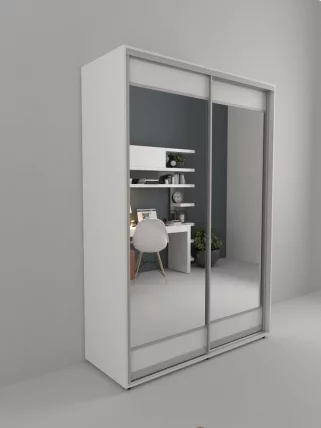 Шкаф-купе 2-х дверный Акцент-Лайт 3 1000х600 Выбеленное дерево_0