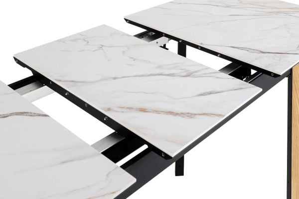 Стол раздвижной Combi Ceramic 140-180 Automatic Natur/Light marble_13