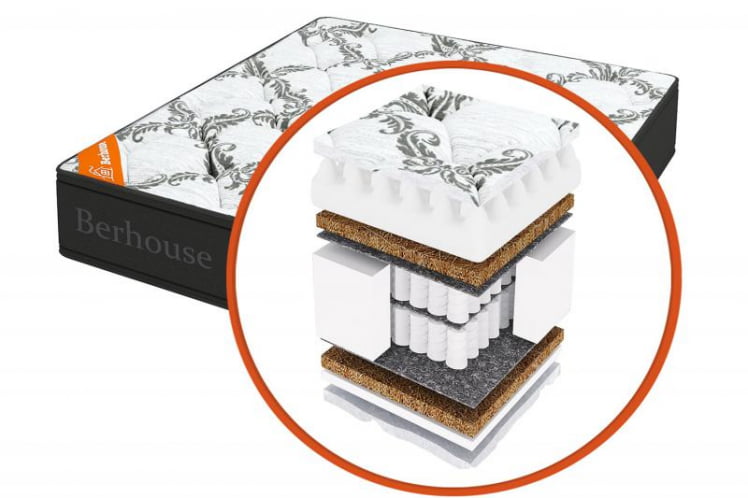 Матрас Валенсия ZAСоня Gray Night (Berhouse) Размер: 900х1950 мм _0