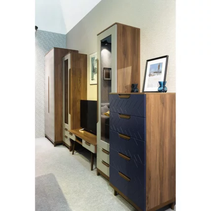 Комод Сканди с 5 ящиками Сапфир_6