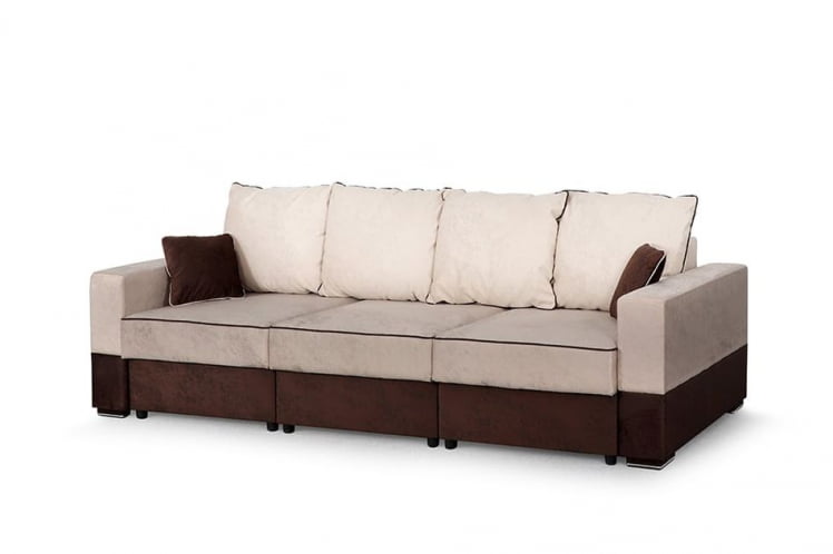 Диван-кровать Бостон 2400 Стандарт Бежево-коричневый_0