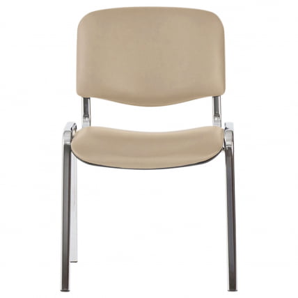 Стул для посетителей ИЗО хром кожзам Бежевый Z-21_1