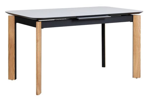 Стол раскладной Combi Glass 120-150 Automatic Natur/Light matte glass_0