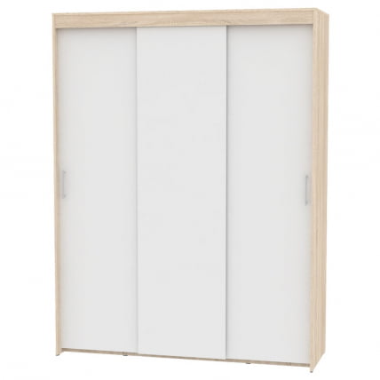 Шкаф-купе T-3-230х175х60(ДСС-Белый-1)_0