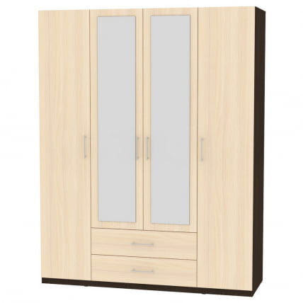 Шкаф распашный R-230х180х60-2-M(Венге-ДМ)_0