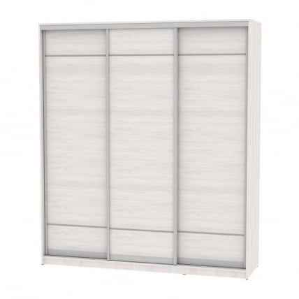 Шкаф-купе B-220х200х60-3(ЯАС-D7D7D7)_0