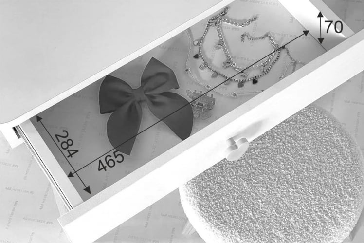 Набор детский Зайка MK-0019 белое дерево/белый (плюш)_20