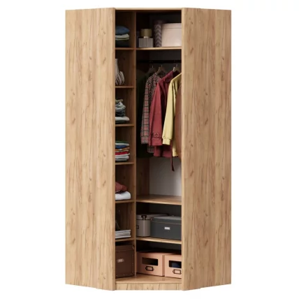 Шкаф угловой Норд ЛД.677.080.000.032 Дуб золотой_1