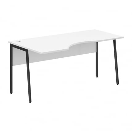 Стол эргономичный левый IMAGO Plus СА-1P(Л) Белый Антрацит_0