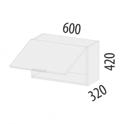 Шкаф над вытяжкой (с системой плавного закрывания) Дакота 103.83_3