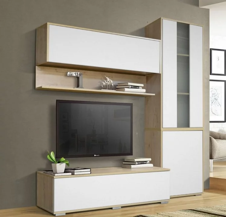 Шкаф навесной Куб К06 Белый софт Дуб ирландский_2