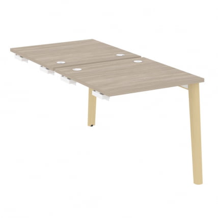 Стол-приставка двойной к опорным элементам ONIX WOOD OW.D.SPR-0.8 Дуб Аттик/Светлый_0