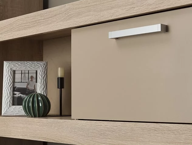 Мини-стенка Макси Дуб сонома-имбирь_1