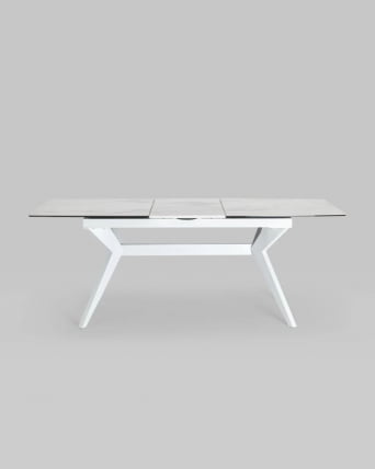 Стол обеденный Аркада раскладной 160-210x90 Керамика светлая_1