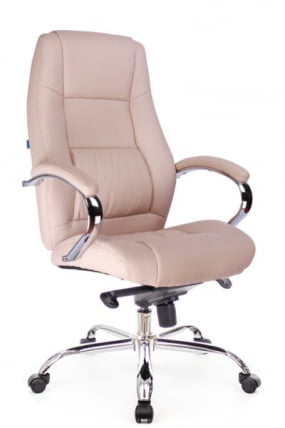 Кресло руководителя Everprof Kron M Кожа Бежевый_0
