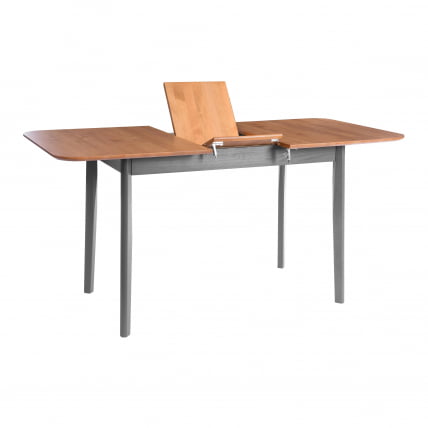Стол Соната Люкс раздвижной/Sonata Lux extension table массив сосны, антик /графит, 120-(150)х75х73 см_2