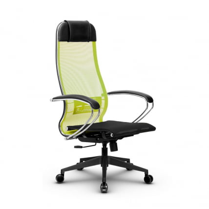 Кресло офисное МЕТТА B 1m 4/K131, Основание 17832 Комплект 4 Лайм Черное_0