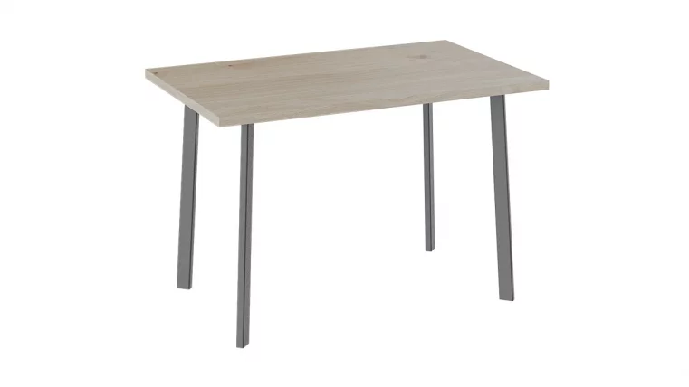 Стол обеденный Невада (паук) Дуб Эврика/Графит_0