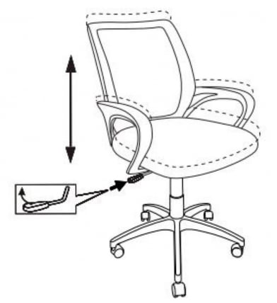 Кресло офисное Бюрократ CH-695NLT Красный_5