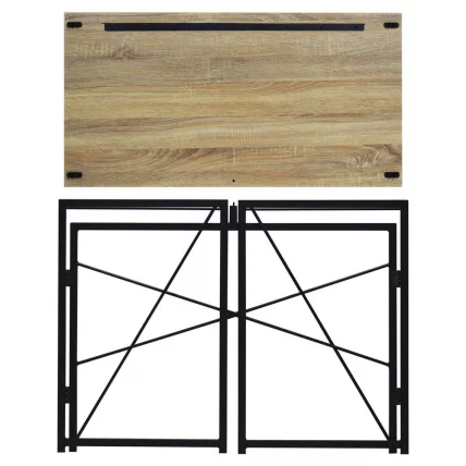 Стол на металлокаркасе BRABIX LOFT CD-002 Дуб натуральный_3