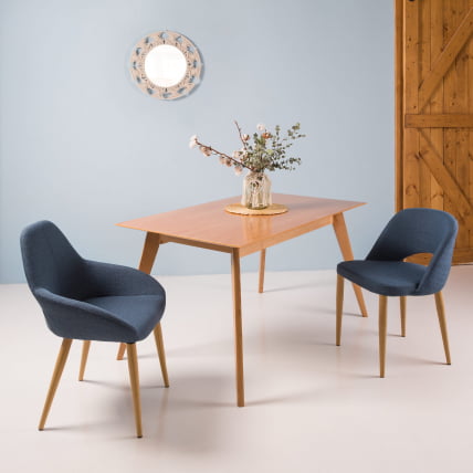 Стул Ларс Грей/Черный / Lars_5