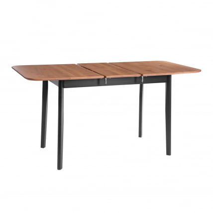 Стол Соната Люкс раздвижной/Sonata Lux extension table массив сосны, антик/черный, 120-(150)х75х73 см_3