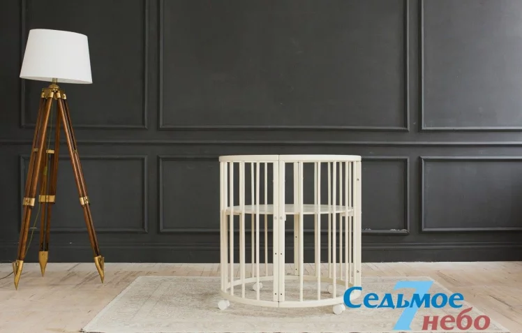 Кровать-трансформер 6-в-1 Merry Happy 01 Слоновая кость_7