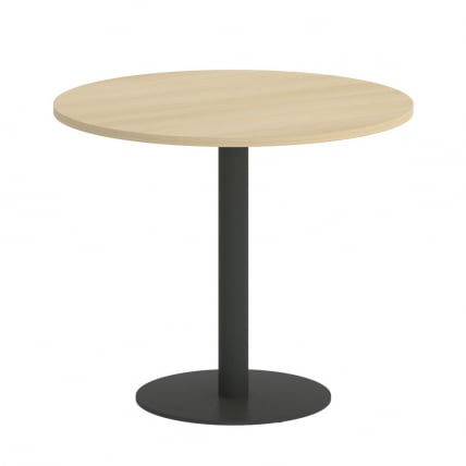 Стол журнальный круглый HOME OFFICE VR.SP-5-90.1 Акация Лорка/Антрацит металл_0