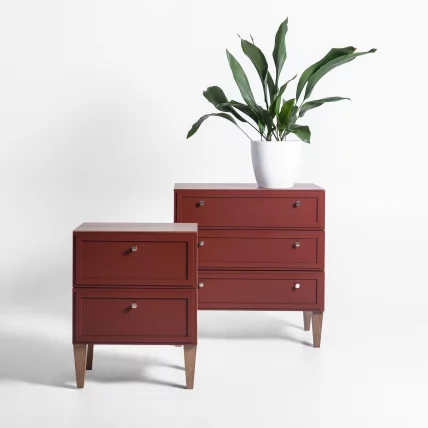 Комод 3 ящика Norton (К) Кармин_7