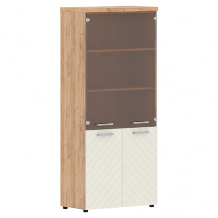 Шкаф комбинированный с топом Torr LUX TLHC 85.2 Дуб Бофорд Латте_0