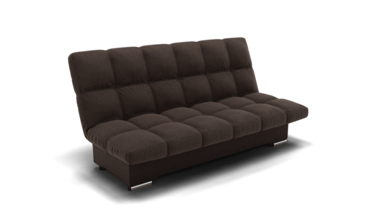 Диван Финка (ЗР) Цвет фасада: Коричневый; Тип: Прямой; Материал фасада: Металл/Велюр_0