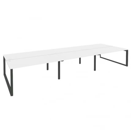 Рабочая станция на О-образном м/к ONIX O.MO-D.RS-6.4.8 Белый Бриллиант/Антрацит_0