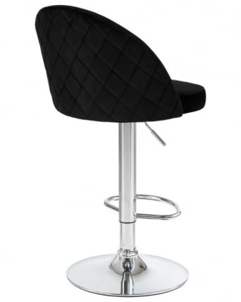 Стул барный ДОБРИН МИЛАНА (черный велюр (МДЖ9-101)) 2 шт / DOBRIN MILANA (MJ9-101))_4