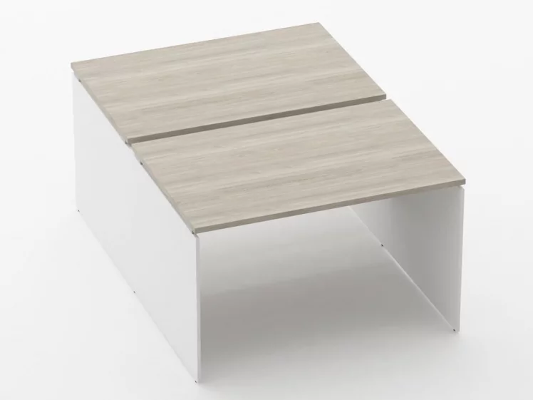 Рабочий модуль Deka ЛДСП каркас 75.165.12 Дуб Сантана светлый/Белый_0